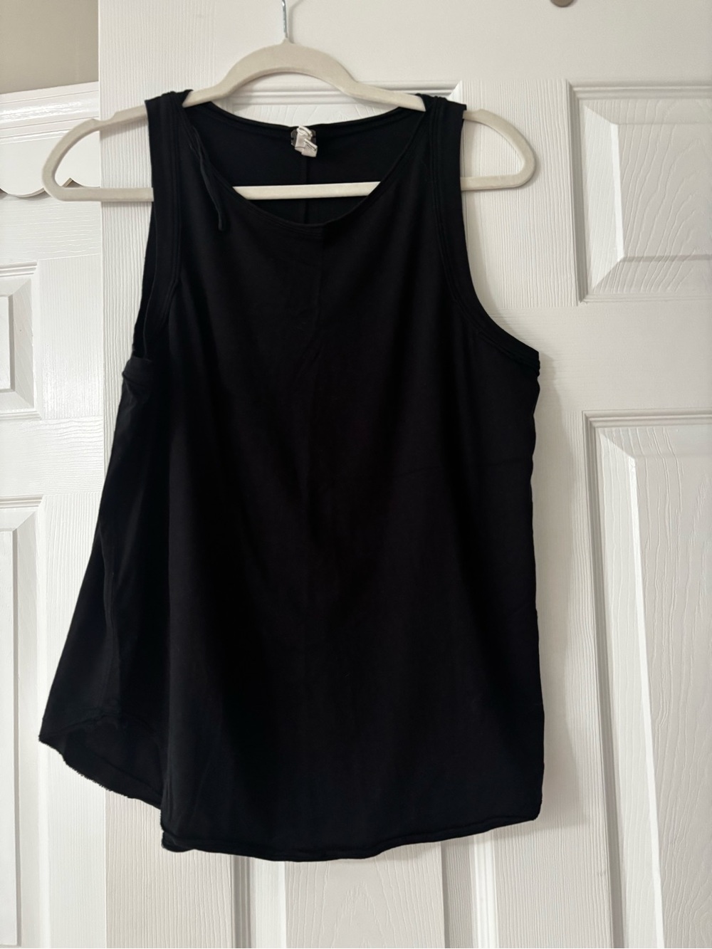 We The Free Black Scoop Neck Tank Top